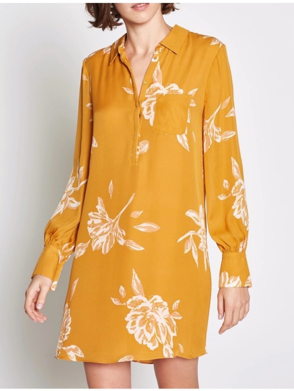 Joie Amaranda print silk dress